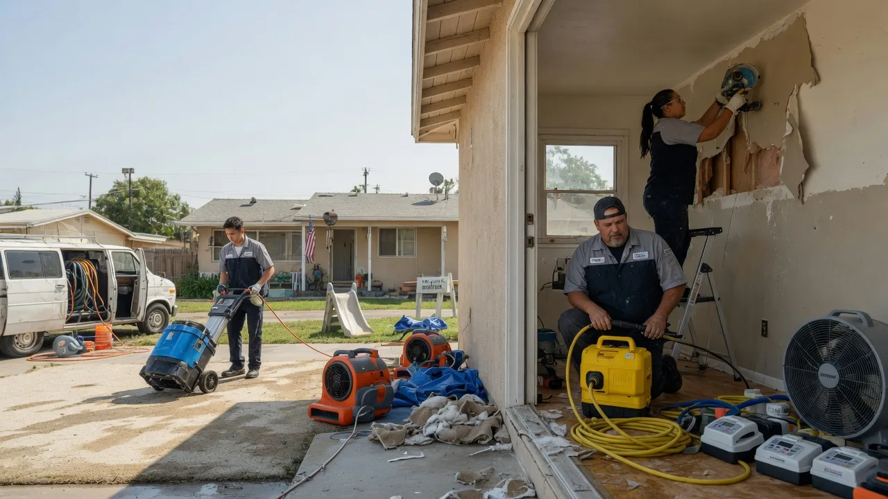 Water Damage Restoration in Rocklin, CA near me
